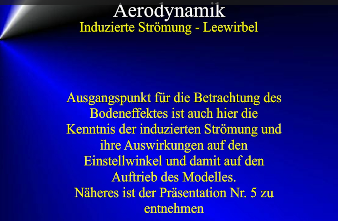 Aerodynamik - Leewirbel
